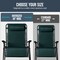Best Choice Products Set of 2 Extra Wide Zero Gravity Lounge Chair Recliners w/ Cup Holder